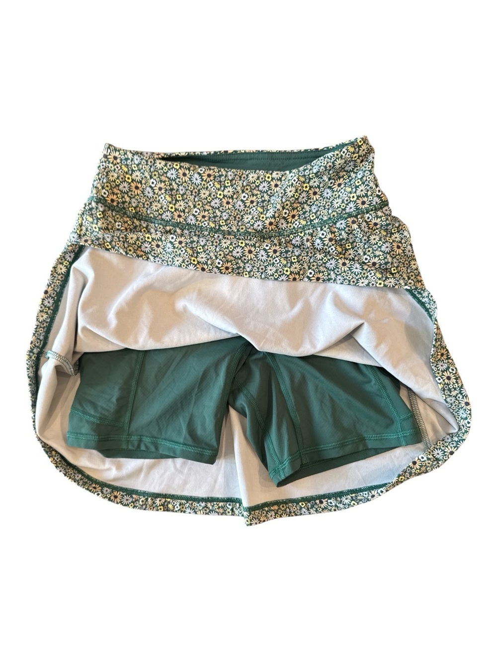 Patagonia Maipo Floral Fun Conifer Green Active Skort Size XXS - Picture 5 of 10